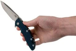 Rick Hinderer XM-18 3.5 Spanto 20CV, Black Blue G10 Navaja" -Knives And Tools Comercio HRK XM18 35 BB SPSW 08 rick hinderer knives