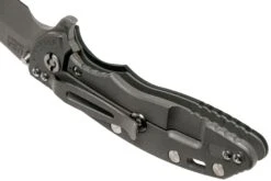 Rick Hinderer XM-18 3.5 Spanto 20CV, Working Finish, Black G10 Navaja" -Knives And Tools Comercio HRK XM18 35 BK SPWF 05 rick hinderer knives