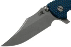Rick Hinderer XM-18 3.5 Bowie 20CV Battle Blue, Blue-Black G10 Navaja -Knives And Tools Comercio HRK XM18 35 BW BBBB 03 rick hinderer knives