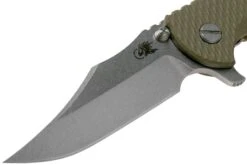 Rick Hinderer XM-18 3.5 Bowie 20CV Stonewash Bronze, OD Green G10 Navaja 11 Rick Hinderer XM-18 3.5 Bowie 20CV Stonewash Bronze, OD Green G10 Navaja -Knives And Tools Comercio HRK XM18 35 BW SBRO 03 rick hinderer knives