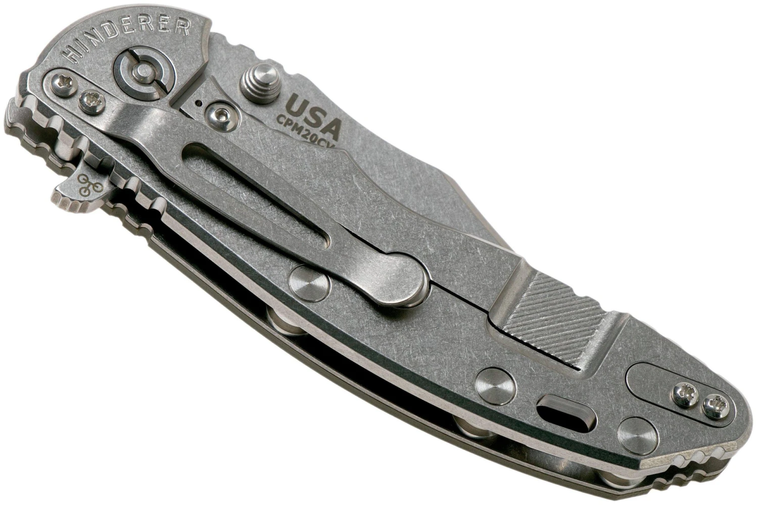 Rick Hinderer XM-18 3.5 Bowie 20CV Stonewash, OD Green G10 Navaja 6 Rick Hinderer XM-18 3.5 Bowie 20CV Stonewash, OD Green G10 Navaja - Imagen 4