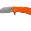 Rick Hinderer XM-18 3.5 Bowie 20CV Working Finish, Orange G10 Navaja -Knives And Tools Comercio HRK XM18 35 BW WO 01 rick hinderer knives
