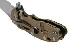 Rick Hinderer XM-18 3.5" Slicer S45VN Fatty Wharncliffe Stonewash Bronze OD Green, Navaja -Knives And Tools Comercio HRK XM18 35 FW SWG 04 rickhinderer