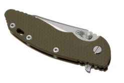 Rick Hinderer XM-18 3.5" Wharncliffe Fatty S45VN, Bronce Lavado A La Piedra Verde OD G10 Navaja -Knives And Tools Comercio HRK XM18 35 FW45 SOB 06 rickhinderer