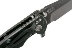 Rick Hinderer XM-18 3.5 Wharncliffe Fatty 20CV, Black/OD-green G10 Navaja" -Knives And Tools Comercio HRK XM18 35 FWCBL OB 06 rick hinderer knives