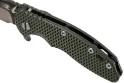 Rick Hinderer XM-18 3.5 Wharncliffe Fatty 20CV, Black/OD-green G10 Navaja" -Knives And Tools Comercio HRK XM18 35 FWCBL OB 07 rick hinderer knives