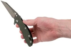 Rick Hinderer XM-18 3.5 Wharncliffe Fatty 20CV, Black/OD-green G10 Navaja" -Knives And Tools Comercio HRK XM18 35 FWCBL OB 08 rick hinderer knives