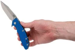 Rick Hinderer XM-18 3.5 Harpoon Spanto S35VN, Blue G10 Navaja" -Knives And Tools Comercio HRK XM18 35 HSP BL 08 rick hinderer knives