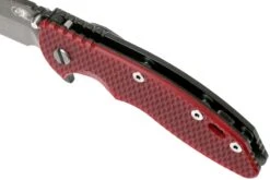 Rick Hinderer XM-18 3.5 Harpoon Spanto Blackwashed S35VN, Red G10 Navaja" -Knives And Tools Comercio HRK XM18 35 HSPBL RD 07 rick hinderer knives