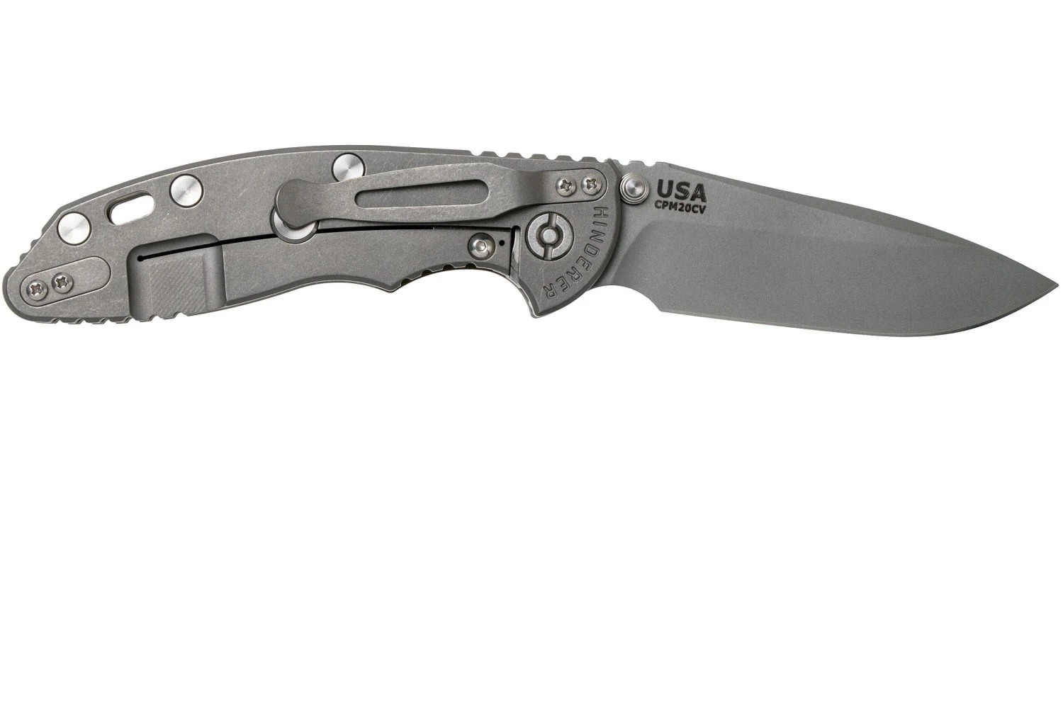 Rick Hinderer XM18 3,5” Non-Flipper Spearpoint Working Finish, OD Green G10 4 Rick Hinderer XM18 3,5” Non-Flipper Spearpoint Working Finish, OD Green G10 - Imagen 2