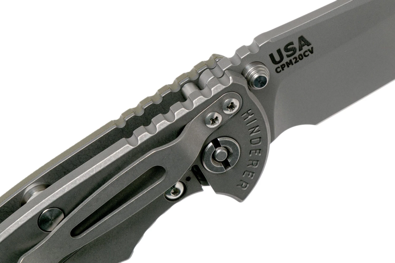 Rick Hinderer XM18 3,5” Non-Flipper Spearpoint Working Finish, OD Green G10 8 Rick Hinderer XM18 3,5” Non-Flipper Spearpoint Working Finish, OD Green G10 - Imagen 6