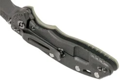 Rick Hinderer XM18 3,5” Non-Flipper Spearpoint Working Finish, Translucent Green G10 -Knives And Tools Comercio HRK XM18 35 NFWF TG 05 rick hinderer knives