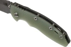 Rick Hinderer XM18 3,5” Non-Flipper Spearpoint Working Finish, Translucent Green G10 -Knives And Tools Comercio HRK XM18 35 NFWF TG 07 rick hinderer knives