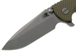 Rick Hinderer XM-18 3.5 Spanto 20CV, Working Finish, OD Green G10 Navaja" -Knives And Tools Comercio HRK XM18 35 OD SPWF 03 rick hinderer knives