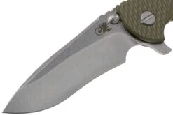 Rick Hinderer XM18 3.5” Recurve, CPM 20 CV, Stonewash Bronze, OD Green G10, Navaja -Knives And Tools Comercio HRK XM18 35 RCSR O 03 rick hinderer knives