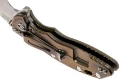 Rick Hinderer XM18 3.5” Recurve, CPM 20 CV, Stonewash Bronze, OD Green G10, Navaja -Knives And Tools Comercio HRK XM18 35 RCSR O 05 rick hinderer knives