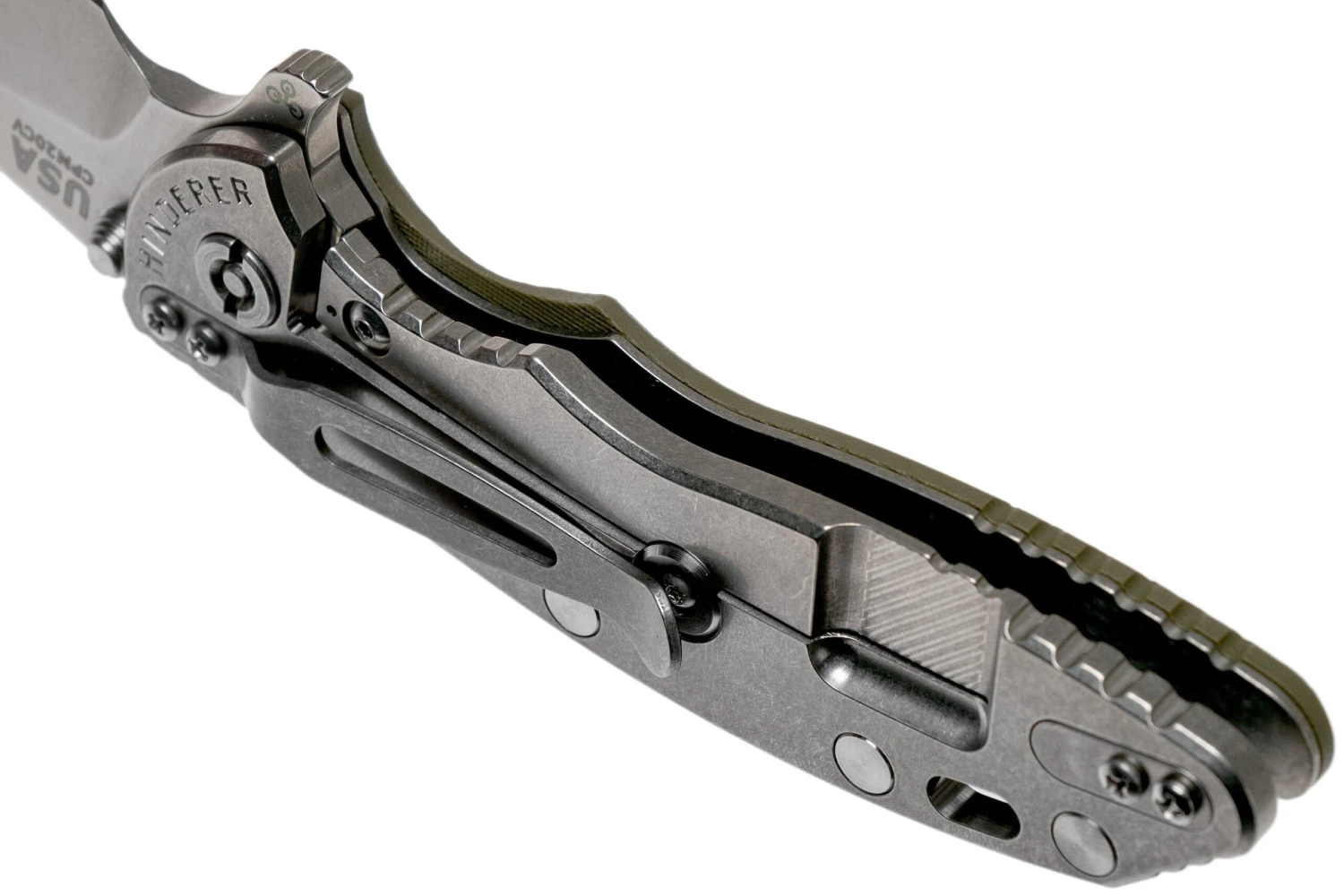 Rick Hinderer XM18 3,5” 20CV Slicer, OD Green G10 Navaja 7 Rick Hinderer XM18 3,5” 20CV Slicer, OD Green G10 Navaja - Imagen 5