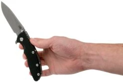 Rick Hinderer XM18 3,5” Slicer Working Finish, Black G10 -Knives And Tools Comercio HRK XM18 35 SLWF BK 08 rick hinderer knives