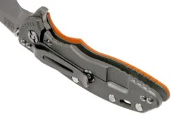 Rick Hinderer XM18 3,5” Slicer Working Finish, Orange G10 -Knives And Tools Comercio HRK XM18 35 SLWF OR 05 rick hinderer knives