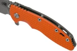 Rick Hinderer XM18 3,5” Slicer Working Finish, Orange G10 -Knives And Tools Comercio HRK XM18 35 SLWF OR 07 rick hinderer knives