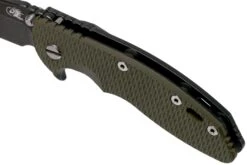 Rick Hinderer XM18 3,5” Spearpoint CPM 20CV Blackwash, Battle Black, OD-Green G10, Navaja -Knives And Tools Comercio HRK XM18 35 SP BB OD 07 rick hinderer knives