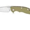 Rick Hinderer XM18 3.5" Skinny Sheepsfoot 20CV, Translucent Green G10 Navaja -Knives And Tools Comercio HRK XM18 35 SSSW TG 01 rickhinderer