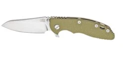 Rick Hinderer XM18 3.5" Skinny Sheepsfoot 20CV, Translucent Green G10 Navaja