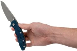 Rick Hinderer XM18 3.5 Skinny Sheepsfoot 20CV Working Finish, Blue/Black G10 Navaja" 17 Rick Hinderer XM18 3.5 Skinny Sheepsfoot 20CV Working Finish, Blue/Black G10 Navaja" -Knives And Tools Comercio HRK XM18 35 SSWF BB 08 rick hinderer knives