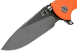 Rick Hinderer XM18 3,5” Skinny Slicer Black DLC, Orange G10 -Knives And Tools Comercio HRK XM18 35BL SSL OR 03 rick hinderer knives