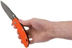 Rick Hinderer XM18 3,5” Skinny Slicer Black DLC, Orange G10 -Knives And Tools Comercio HRK XM18 35BL SSL OR 08 rick hinderer knives
