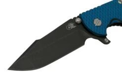 Rick Hinderer XM-18 3.5” Skinny Harpoon Spanto, Battle Black, Blue Black G10, Navaja -Knives And Tools Comercio HRK XM1835 SHP BBL L 03 hinderer