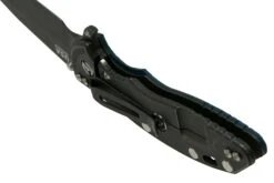 Rick Hinderer XM-18 3.5” Skinny Harpoon Spanto, Battle Black, Blue Black G10, Navaja -Knives And Tools Comercio HRK XM1835 SHP BBL L 05 hinderer