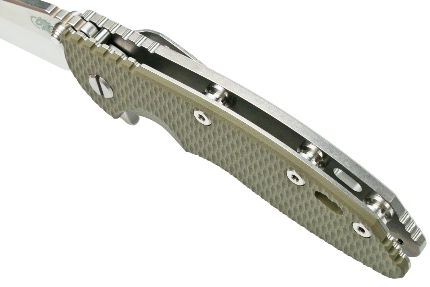 Rick Hinderer XM-18 3.5" Spanto S45VN Stonewash, OD Green G10, CPM S45VN Navaja 10 Rick Hinderer XM-18 3.5" Spanto S45VN Stonewash, OD Green G10, CPM S45VN Navaja - Imagen 8