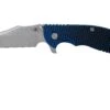 Rick Hinderer XM-24 4” Bowie, CPM 20CV, Stonewashed Blue, Blue Black G10 Navaja -Knives And Tools Comercio HRK XM24 BW SWB BB 01 rick hinderer knives
