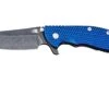 Rick Hinderer XM-24 4" Gen6 Sheepfoot 20CV, Battle Black, Blue/Black G10 Navaja -Knives And Tools Comercio HRK XM24 SF BK BB 01 rickhinderer