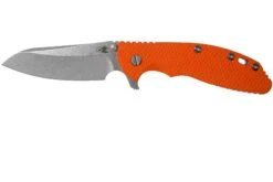 Rick Hinderer XM-24 4" Gen6 Sheepfoot 20CV, Orange G10 Navaja