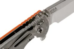 Rick Hinderer XM-24 4" Gen6 Sheepfoot 20CV, Orange G10 Navaja -Knives And Tools Comercio HRK XM24 SF SW OR 06 rick hinderer knives