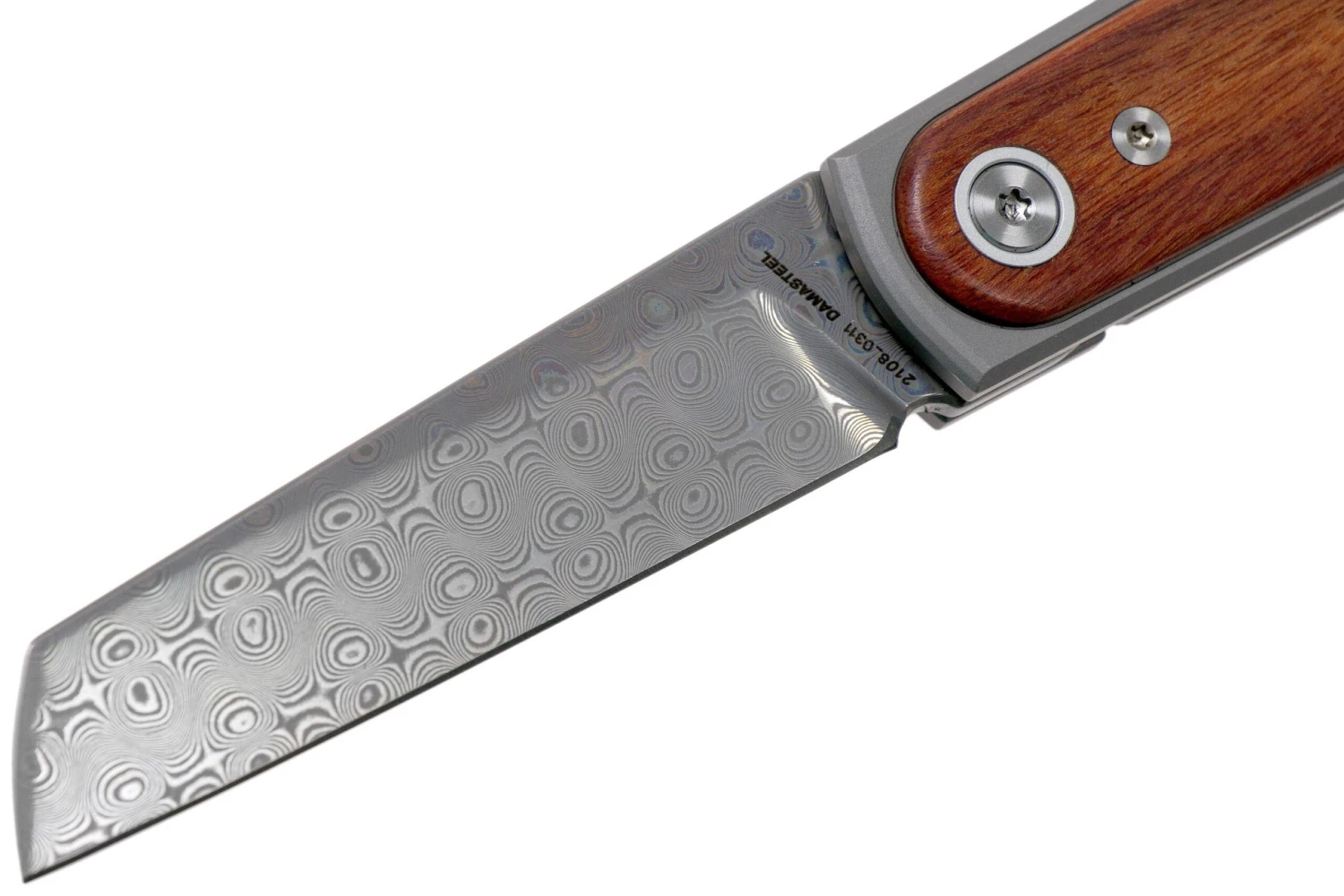 The James Brand The Duval Rosewood Damascus, KN109159-00 Navaja 5 The James Brand The Duval Rosewood Damascus, KN109159-00 Navaja - Imagen 3