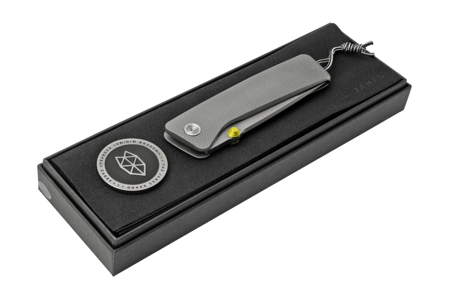 The James Brand The Barnes Grey Titanium KN114112-00 Navaja 10 The James Brand The Barnes Grey Titanium KN114112-00 Navaja - Imagen 8