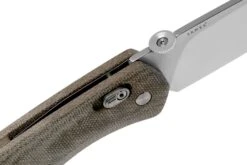 The James Brand The Carter XL, OD Green Micarta, Stainless Navaja JAKN116127-00 -Knives And Tools Comercio JAKN116127 00 06 the james brand