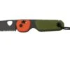 The James Brand The Redstone, OD Green + Orange PP, Negro, Serrated, KN118197-01, Navaja -Knives And Tools Comercio JAKN118197 01 01 jamesbrand