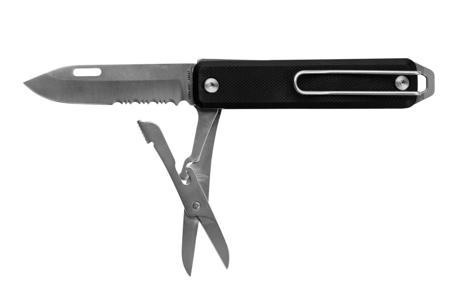 The James Brand The Ellis Scissors Serrated Black G10 Stainless KN119101-01 Navaja 4 The James Brand The Ellis Scissors Serrated Black G10 Stainless KN119101-01 Navaja - Imagen 2