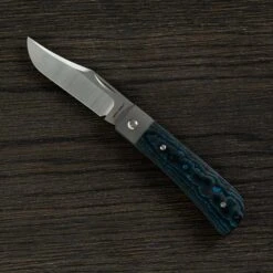 Jack Wolf Benny's Clip Fat Carbon Arctic Storm, BENNY-01-FCB, Navaja Slipjoint