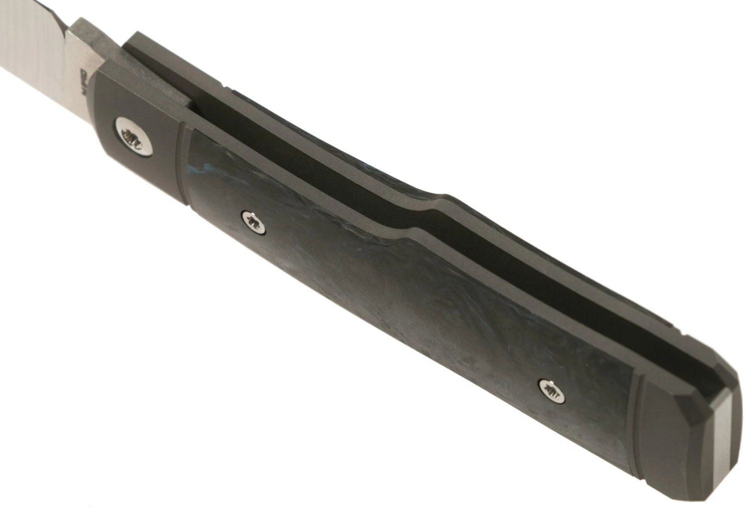 Jack Wolf Sharpshooter Jack, Blue Fat Carbon SHSH-FC Navaja Slipjoint 6 Jack Wolf Sharpshooter Jack, Blue Fat Carbon SHSH-FC Navaja Slipjoint - Imagen 4