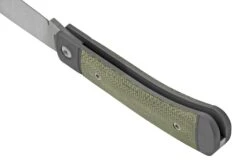 Jack Wolf Venom Jack VEN-01-GRN Canvas Micarta Green, Navaja Slipjoint -Knives And Tools Comercio JW VEN 01 GRN 04 jackwolf