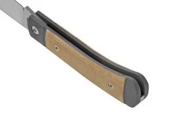 Jack Wolf Venom Jack VEN-01-NAT Canvas Micarta Natural, Navaja Slipjoint -Knives And Tools Comercio JW VEN 01 NAT 04 jackwolf