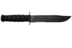 KA-BAR 1212 Cuchillo Fijo, Parcialmente Dentado, Funda De Cuero -Knives And Tools Comercio KA1212 02 kabar