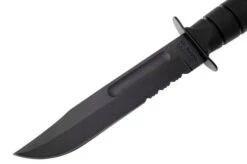 KA-BAR 1212 Cuchillo Fijo, Parcialmente Dentado, Funda De Cuero -Knives And Tools Comercio KA1212 03 kabar