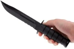 KA-BAR USMC 1214 Parcialmente Dentado, Kraton, Funda Kydex -Knives And Tools Comercio KA1214 05 ka bar ka1214 05