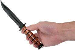 KA-BAR Short USMC Cuchillo 1250, Funda De Cuero -Knives And Tools Comercio KA1250 06 ka bar